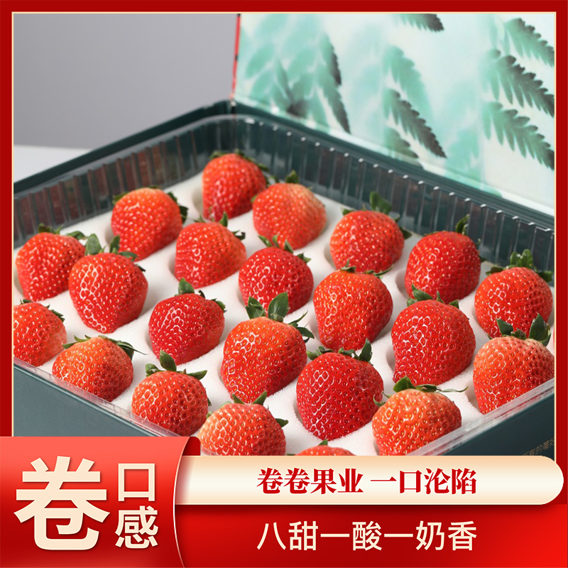 【精美礼盒装】正宗丹东99草莓核心产区奶油香甜现摘现发