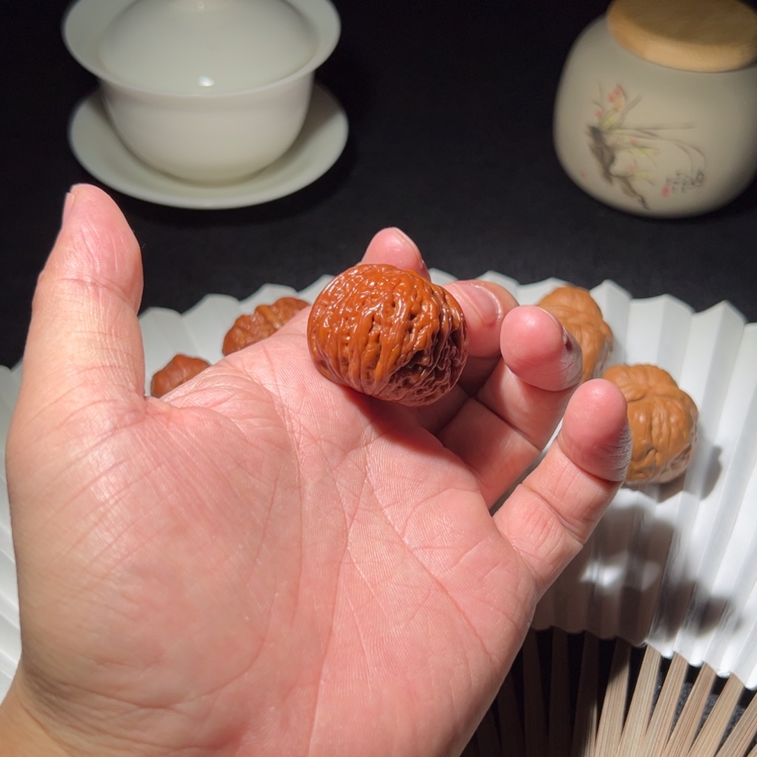 文玩核桃把件铁锤