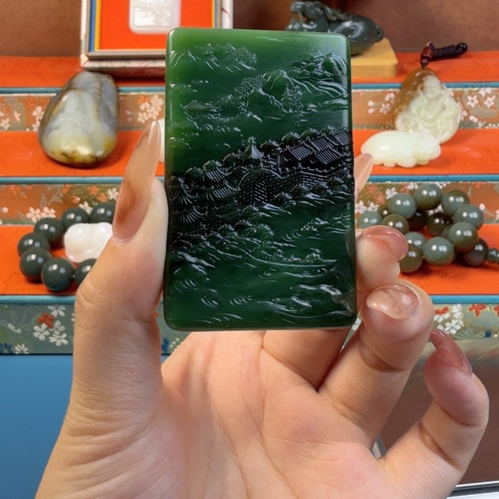 飞***达和田玉未镶嵌吊坠(不含链)