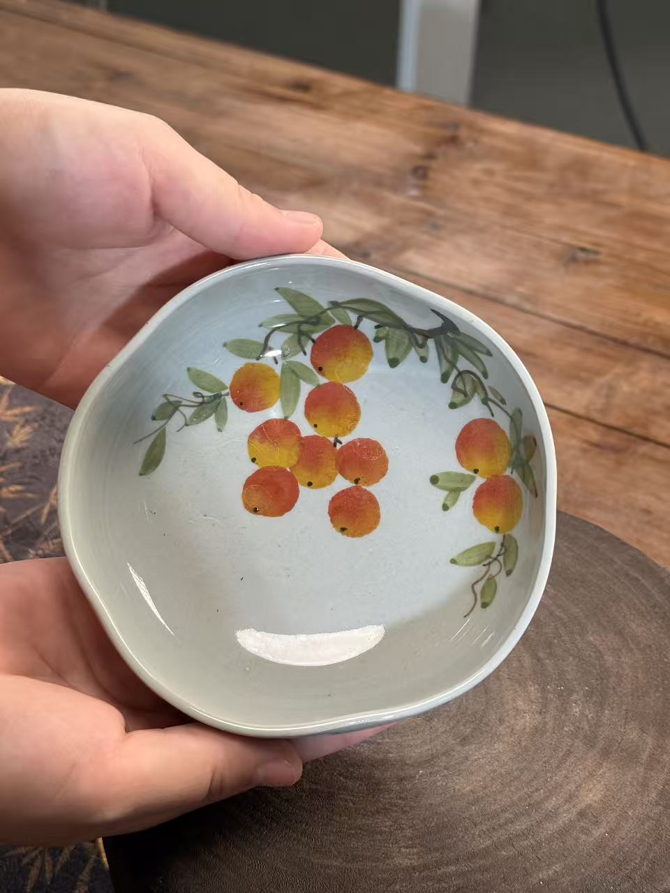 193景德镇高温釉下彩纯手绘陶瓷碗碟