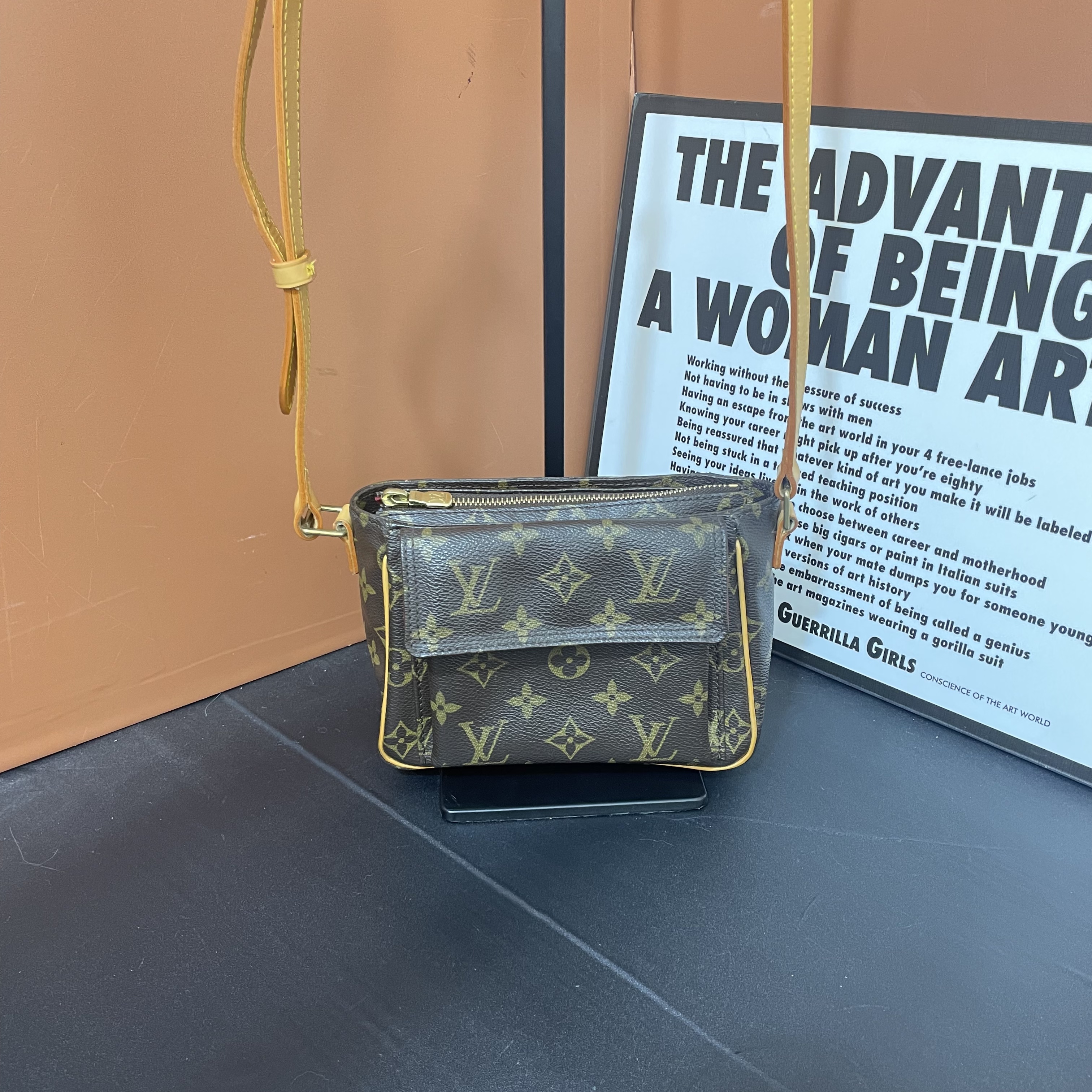 95新 LouisVuitton/路易威登 小怡中古/LV小号豆腐包/斜跨包