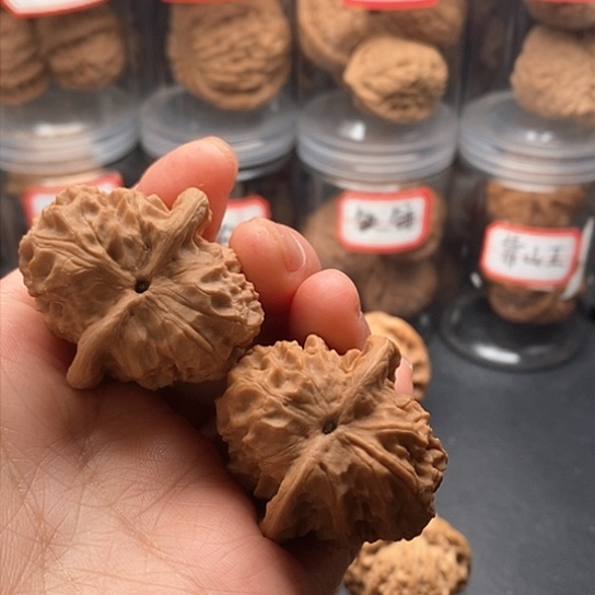 文玩核桃把件野狼