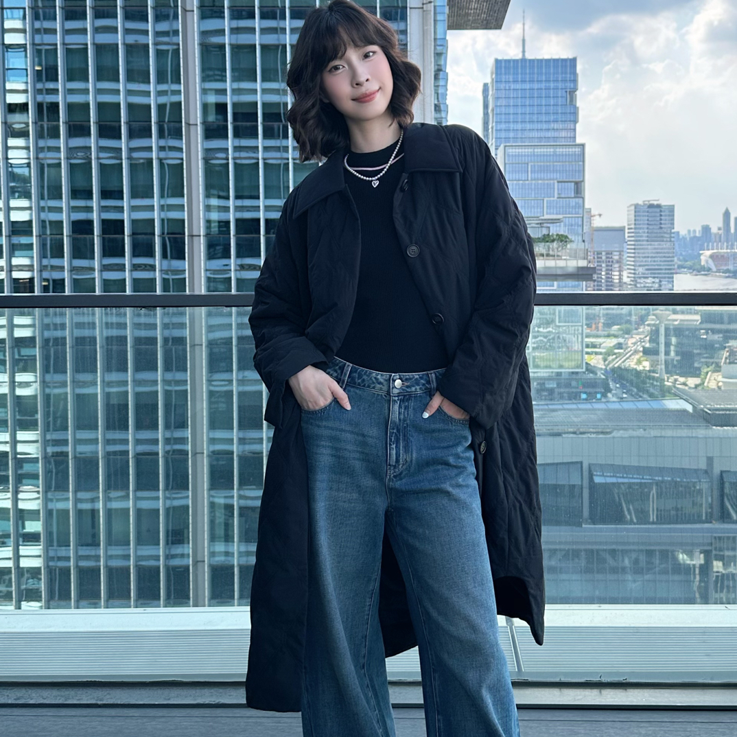 mithworld / 沵媞 翻领夹克棉服