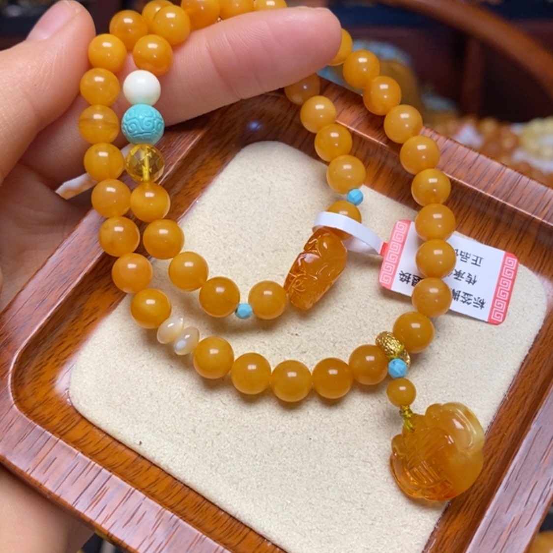 【闪购商品】蜜蜡手链未镶嵌手串