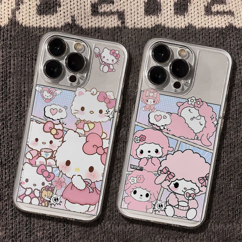 kitty小羊太空手机壳适用于苹果16透明iphone14保护壳1512pro