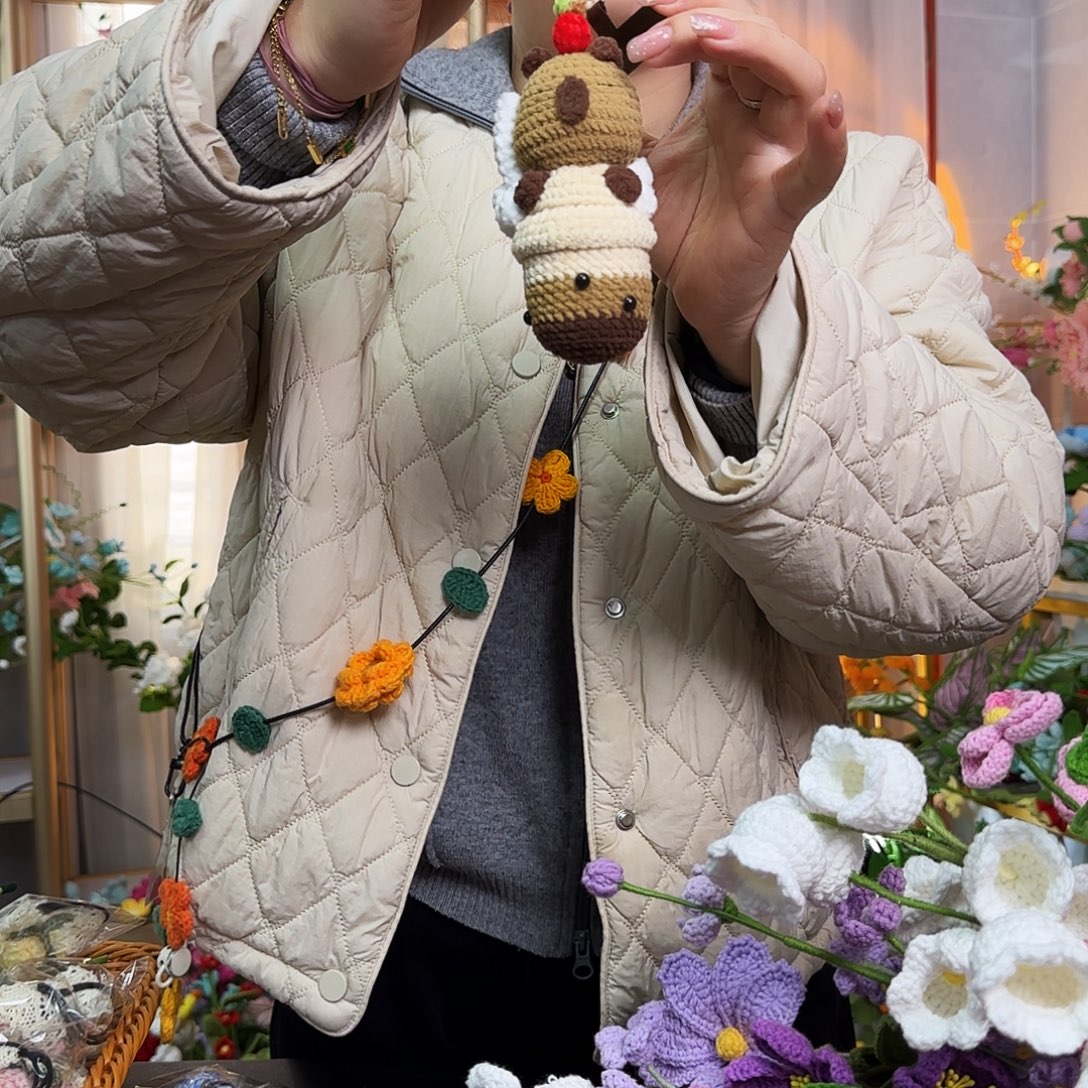 手工钩织设计挂件