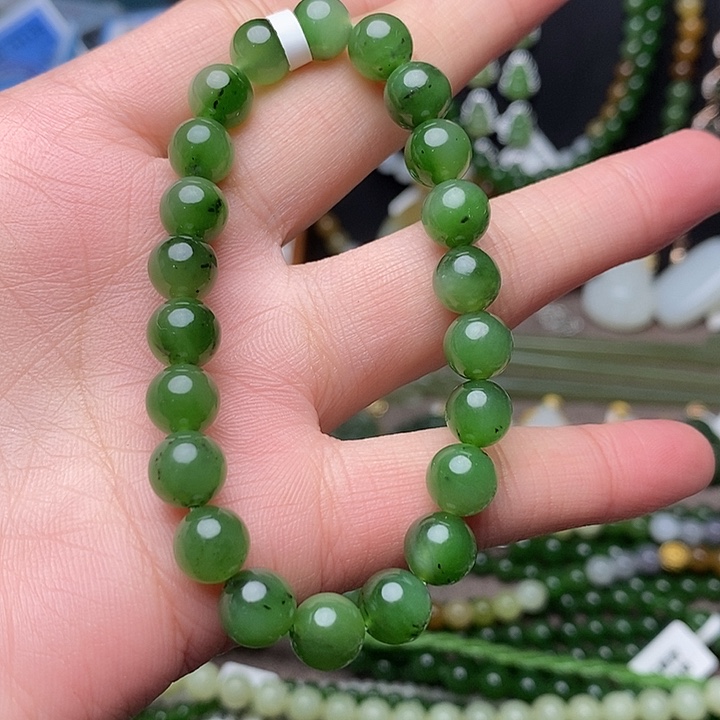 和田玉未镶嵌手链