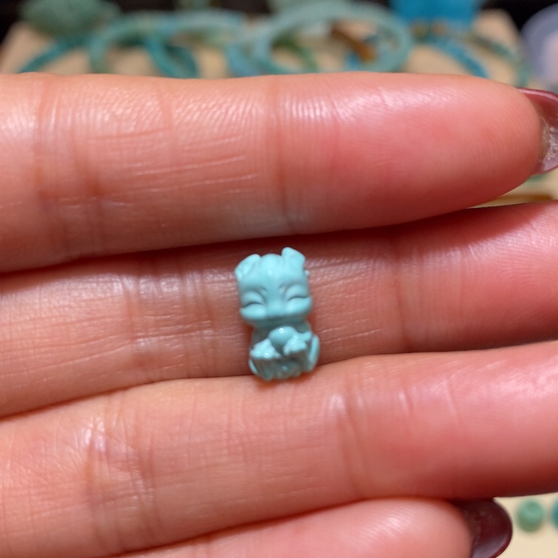 绿松石珠宝奇石未镶嵌