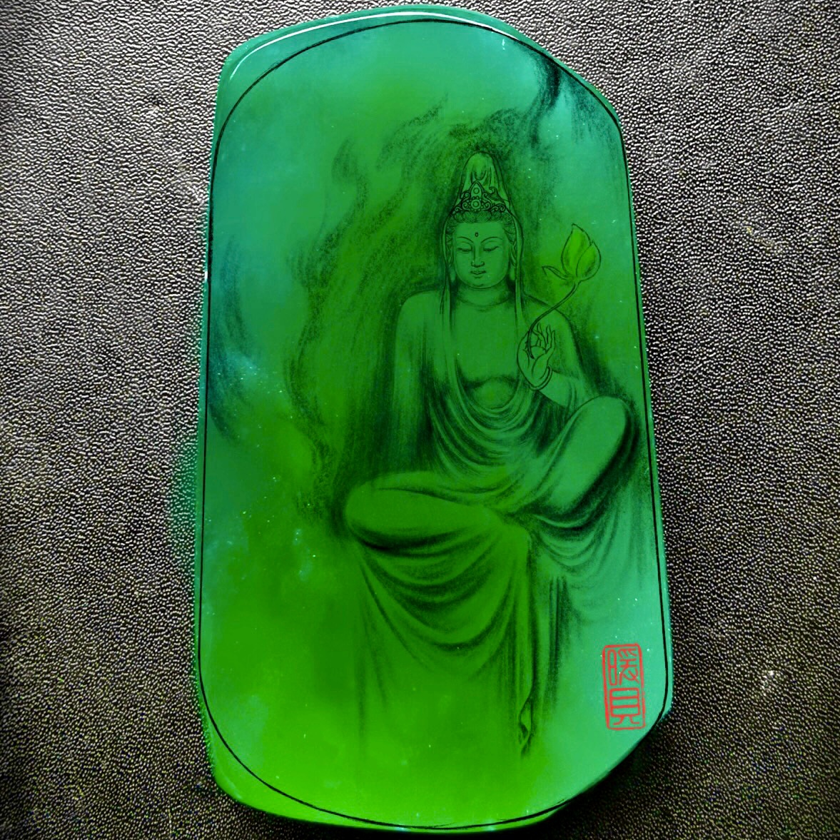 缅甸边角料一物一拍多样性发货发其一特价翡翠处理