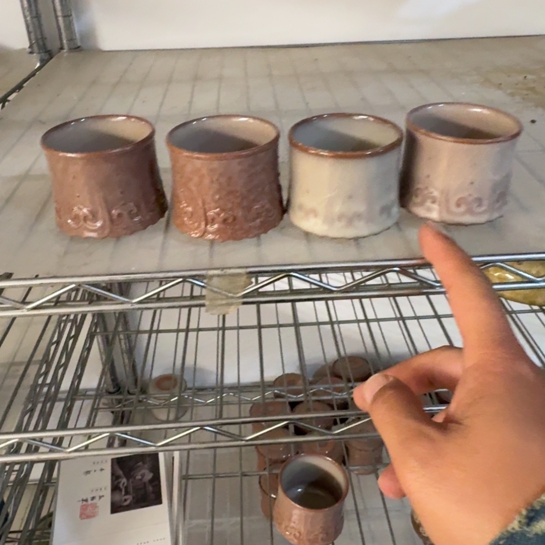 龙潭青瓷茶具微瑕