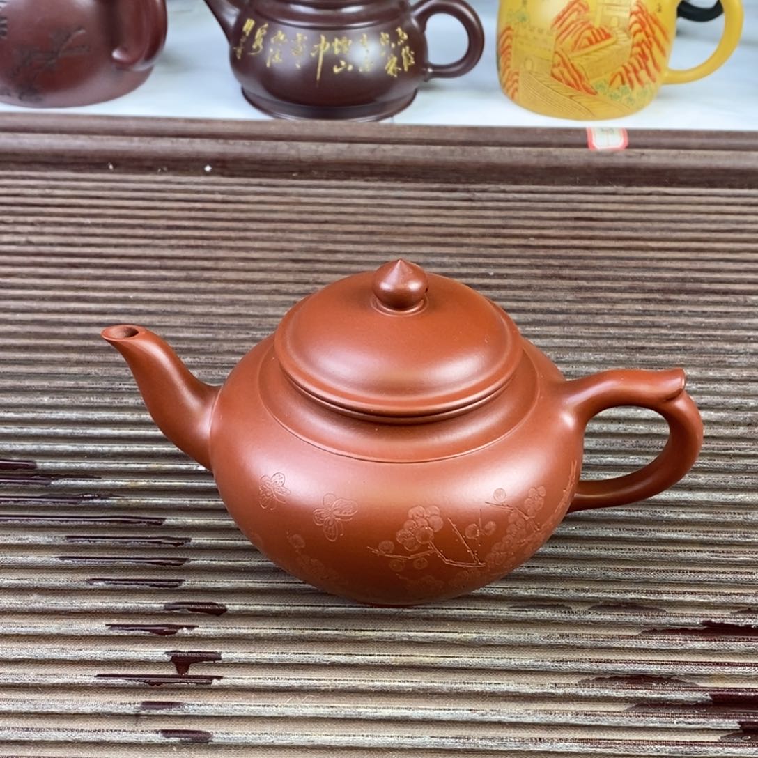 茶壶紫砂白5 笑樱