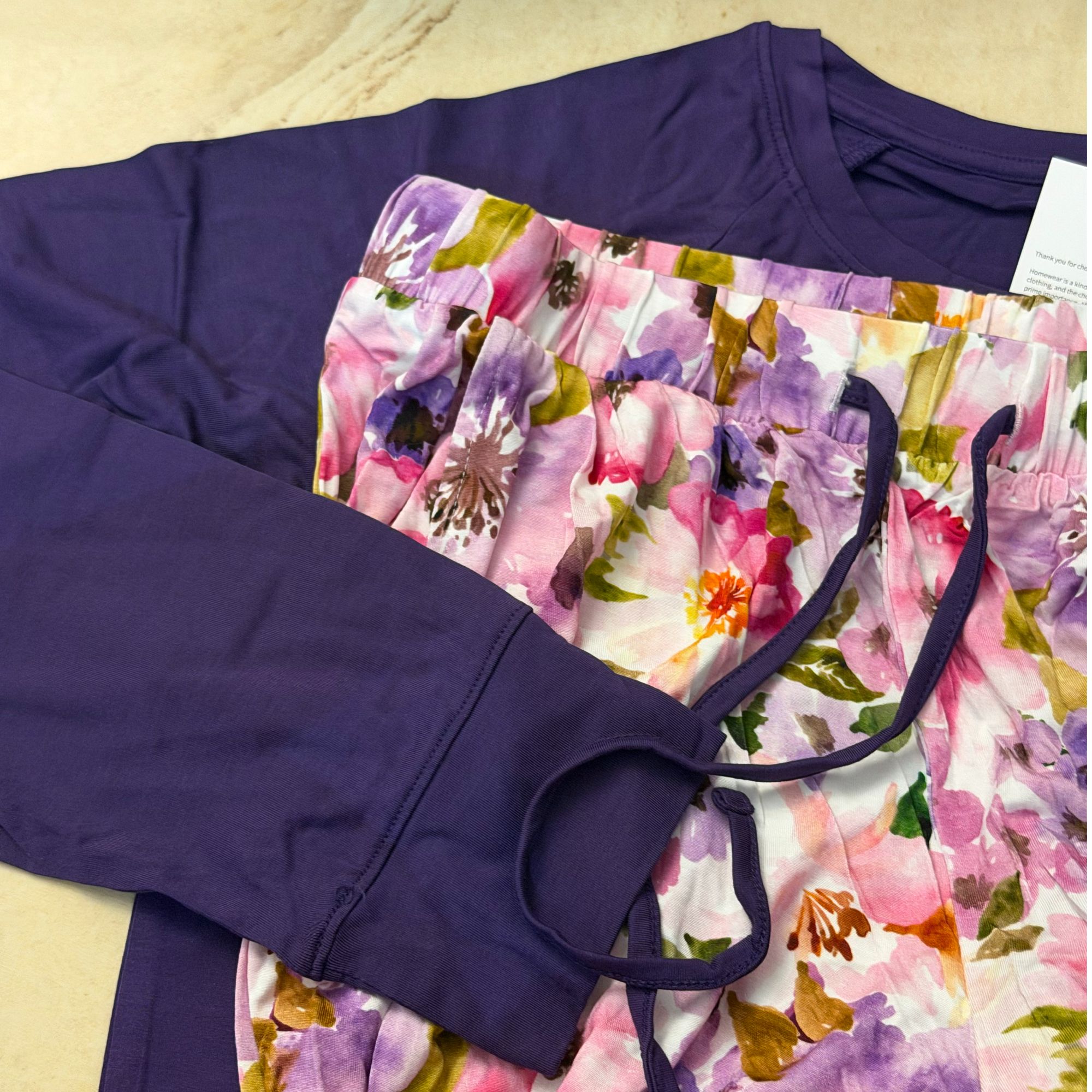 竹纤维成人家居服 直筒裤 四季款 竹纤维女士长袖长裤（NO退NO换）