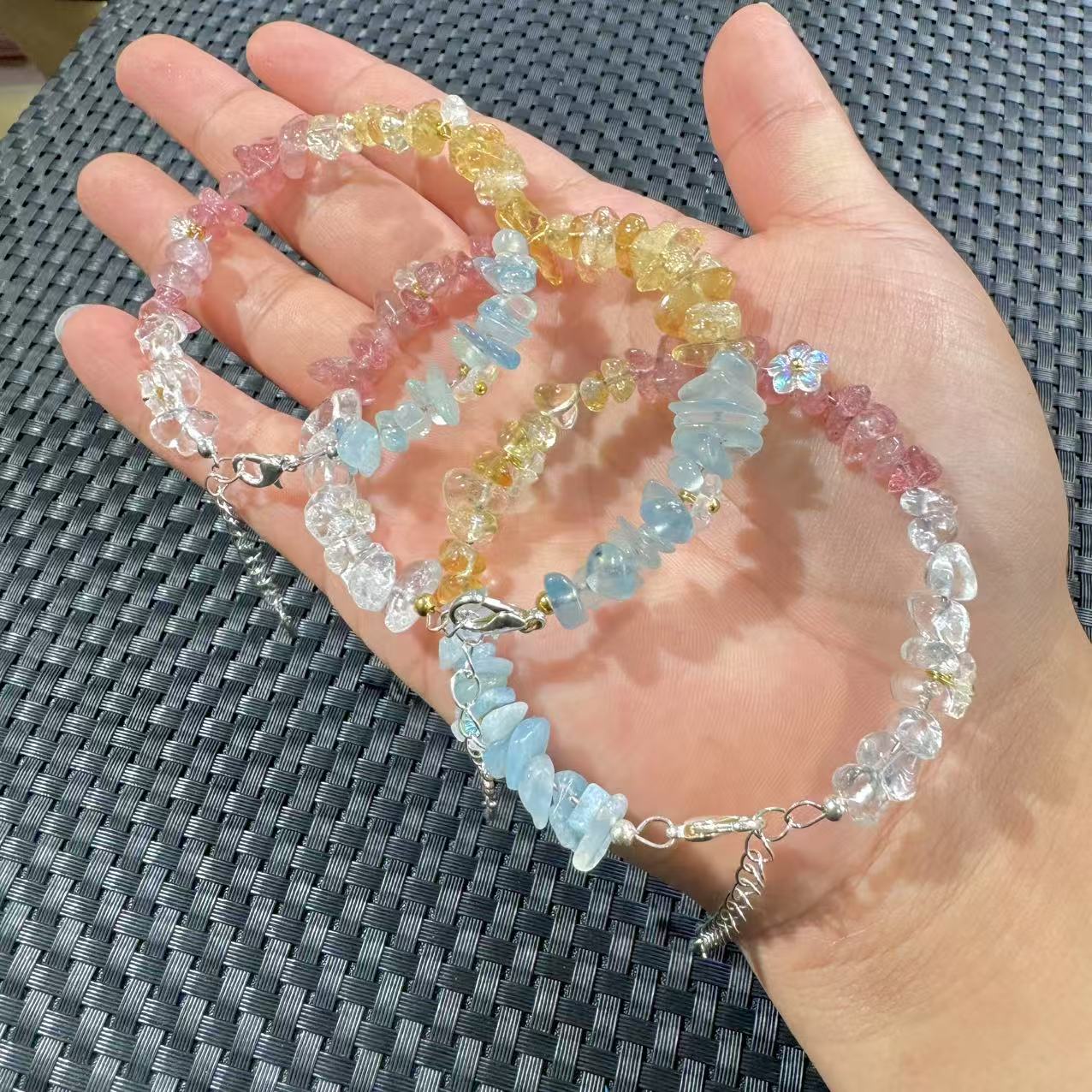 多巴胺设计款手链（多样性发一）天然杂裂矿点完美主义慎拍