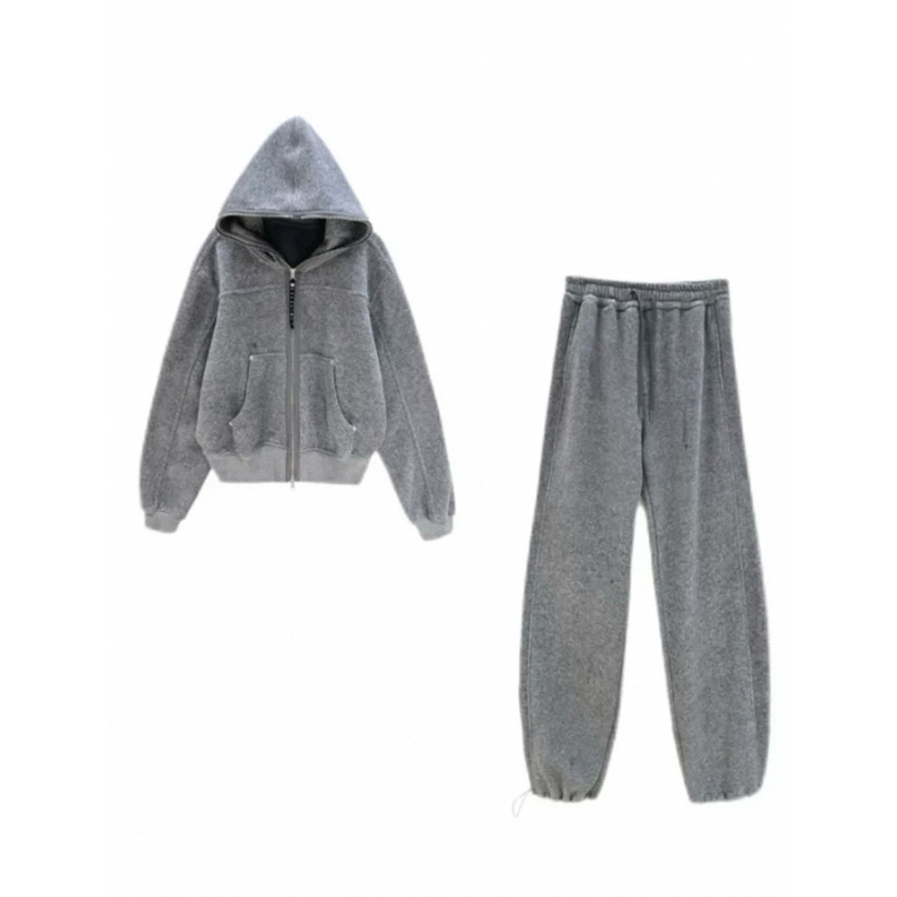 徐秋阳   灰域套装  冬季新款百搭时尚休闲显瘦显白套装11933