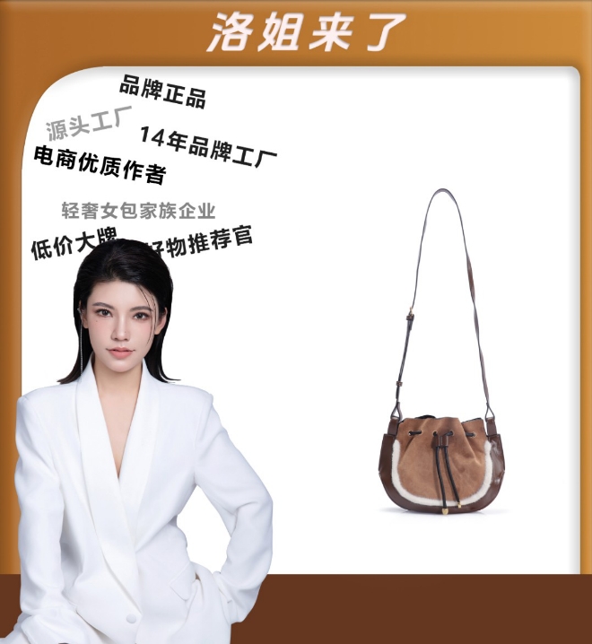 （粉丝专享）新款包包简约女士休闲手提斜跨包LL411