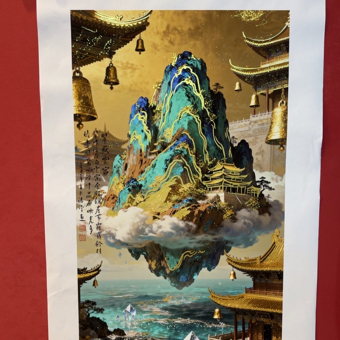 横款精品书画作品