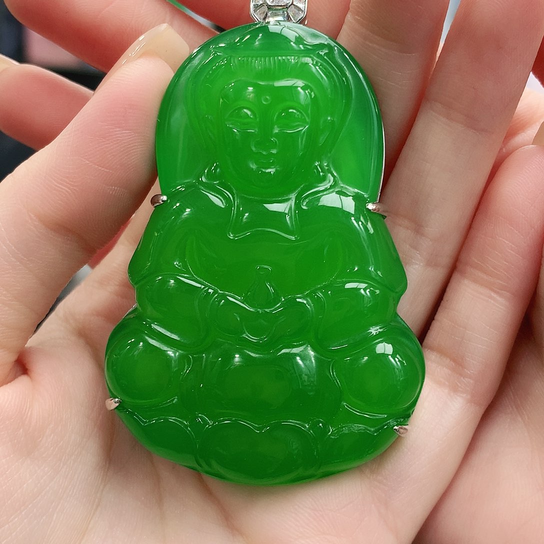 银S925镶嵌吊坠玛瑙/玉髓