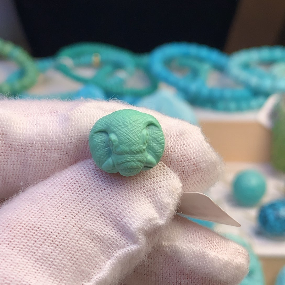 绿松石珠宝奇石未镶嵌