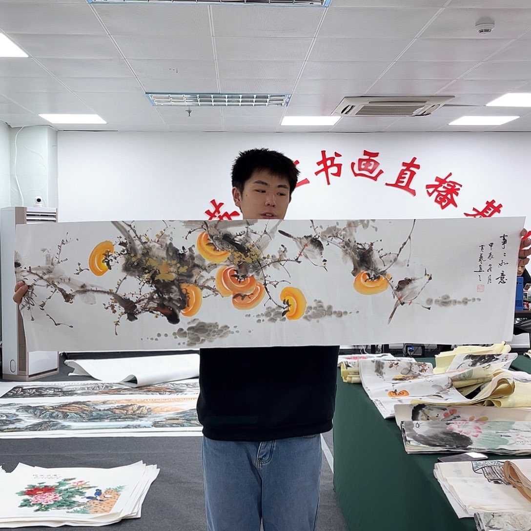 国画国画纯手工作品