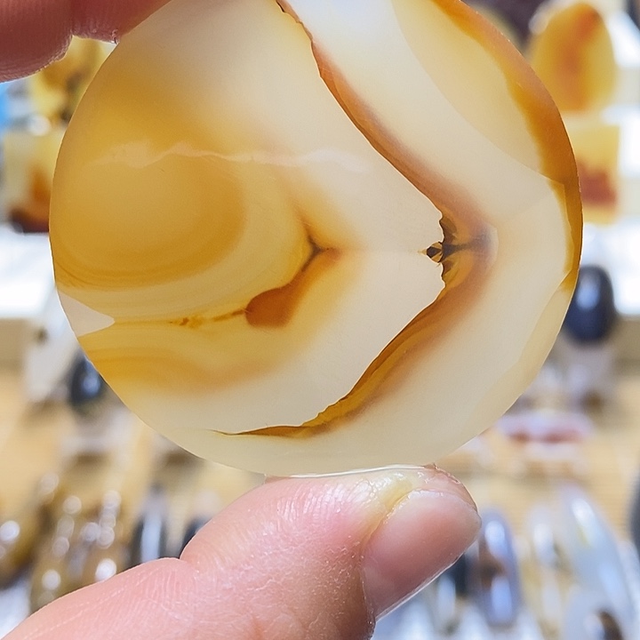 玛瑙/玉髓未镶嵌吊坠(不含链)