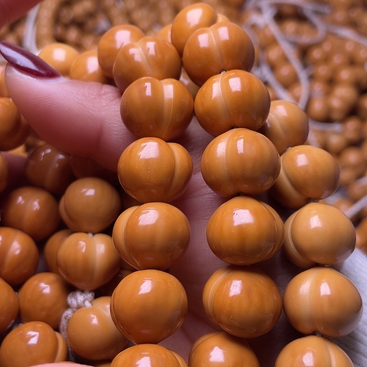 手串猴头核桃16尺寸镜面柯基屁桃手持全品无暇