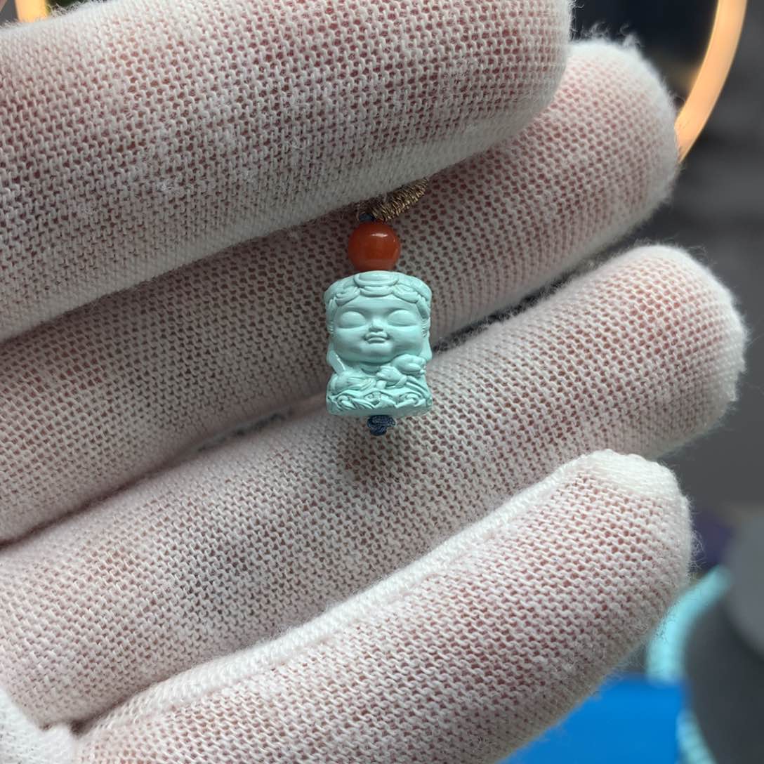 绿松石挂件未镶嵌