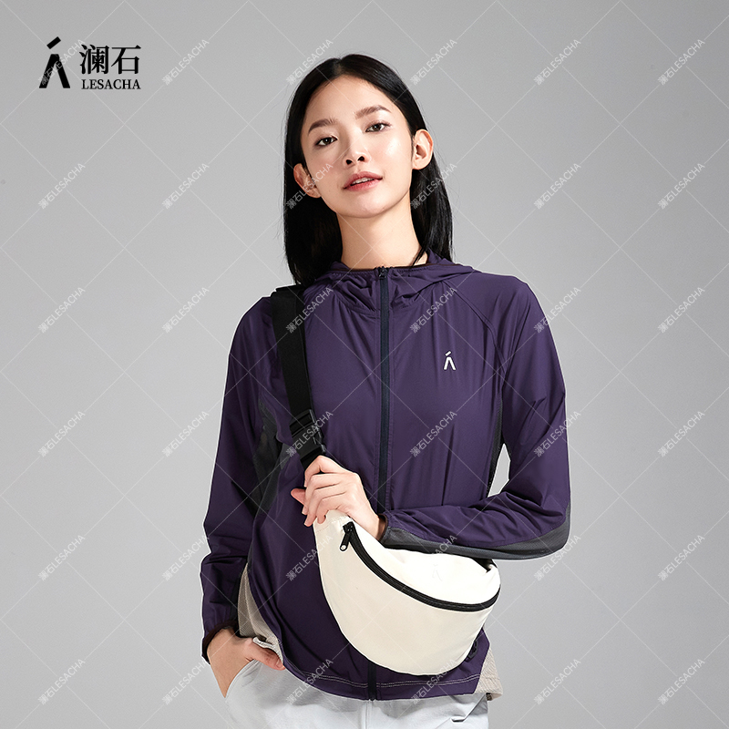 Lesacha澜石！！新品防晒服夏季女士城市跑步轻量梭织高级感女装
