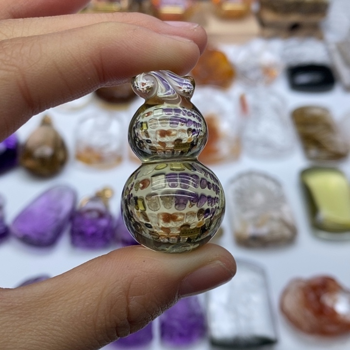 水晶颈饰未镶嵌定制