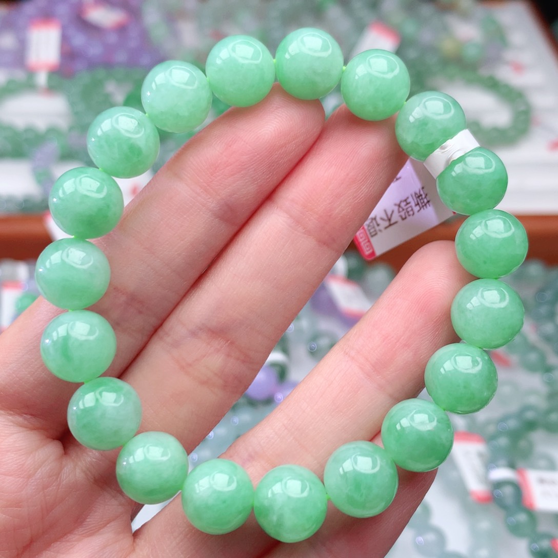 翡翠手链未镶嵌翡翠10mm