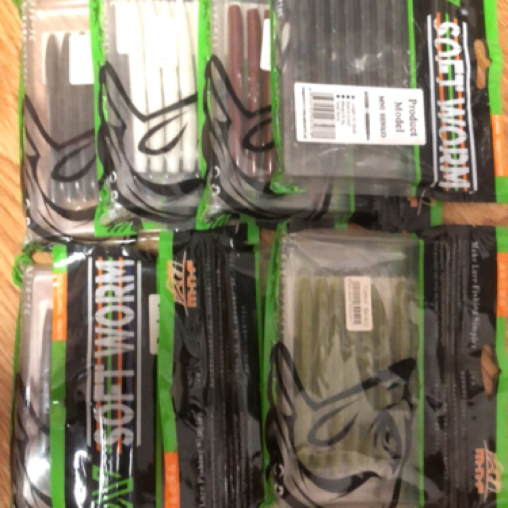 Senko面条虫软饵路亚饵面包虫黑坑经济随机颜色