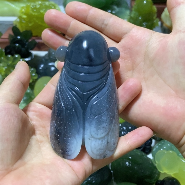 【闪购商品】未镶嵌蛇纹石玉把件