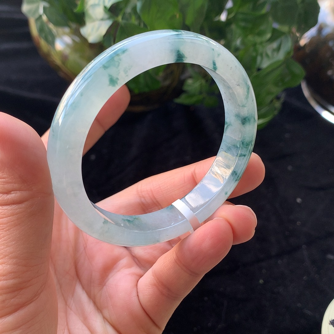 翡翠未镶嵌手镯22号