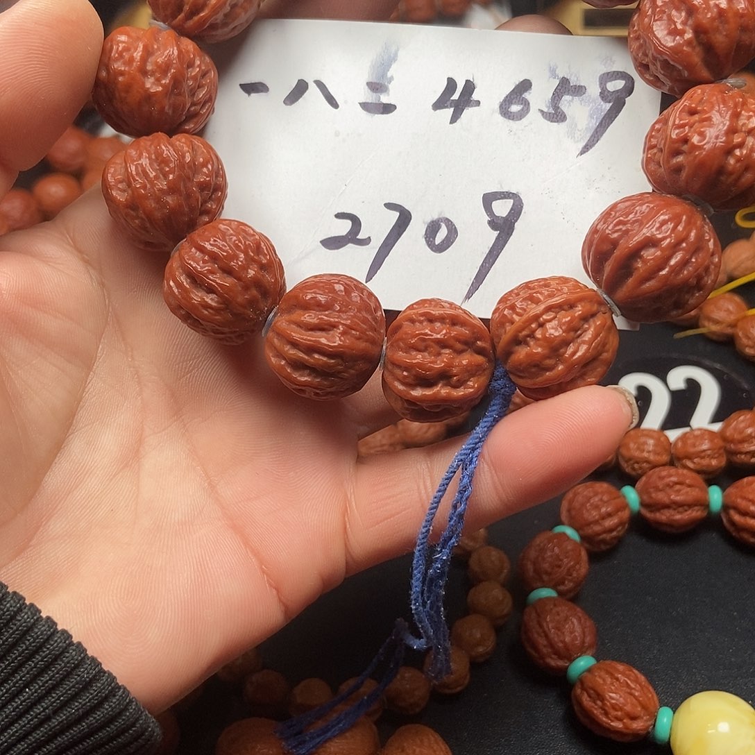 手串文玩核桃西瓜纹23