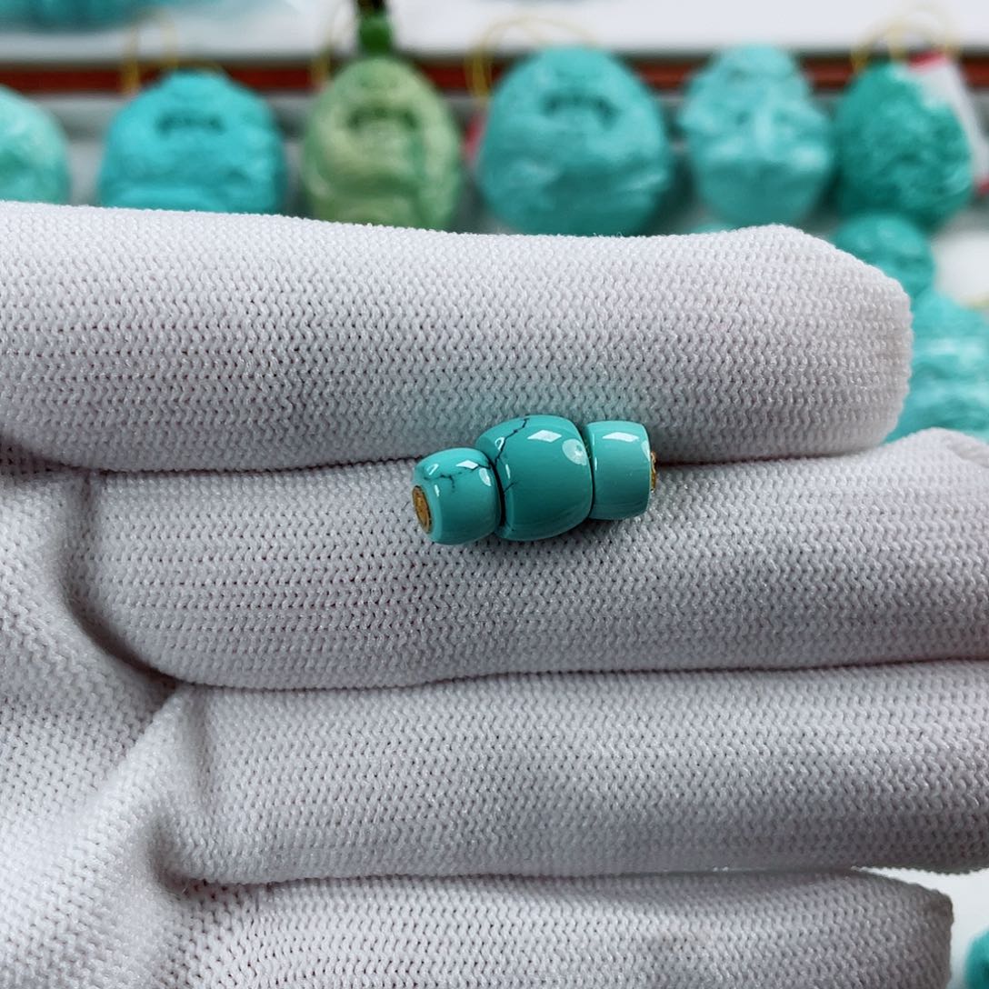 绿松石车挂未镶嵌