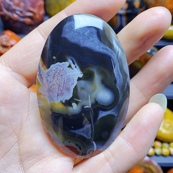 玛瑙/玉髓吊坠(不含链)未镶嵌老*