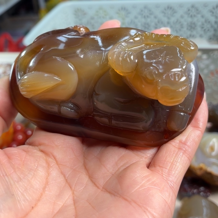 玛瑙/玉髓未镶嵌吊坠(不含链)