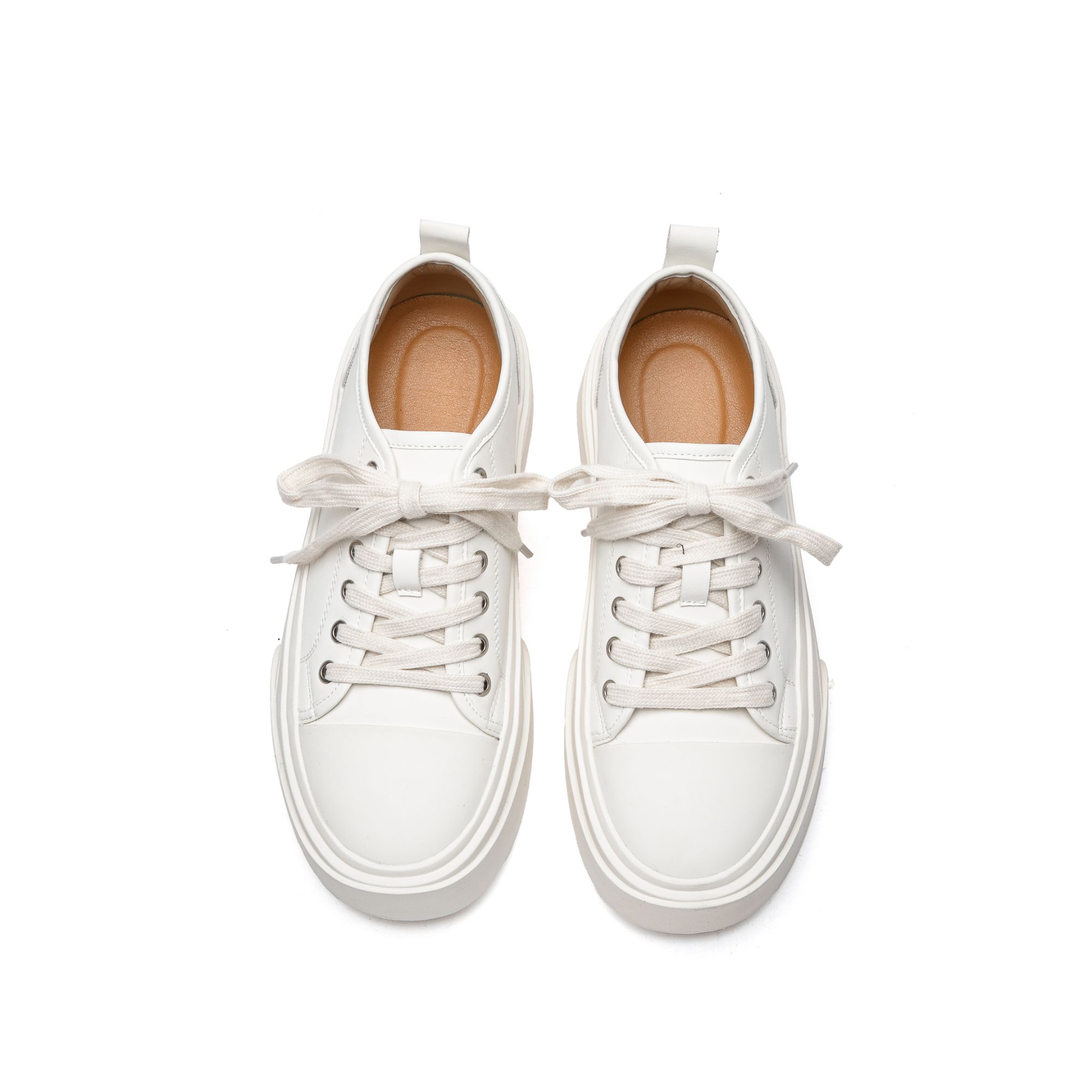 2025新款时尚休闲百搭厚底小白鞋6331