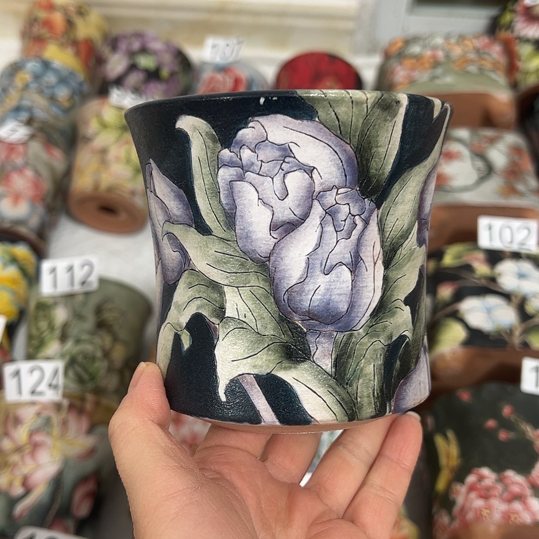 景德镇炫彩手绘口10高10.5