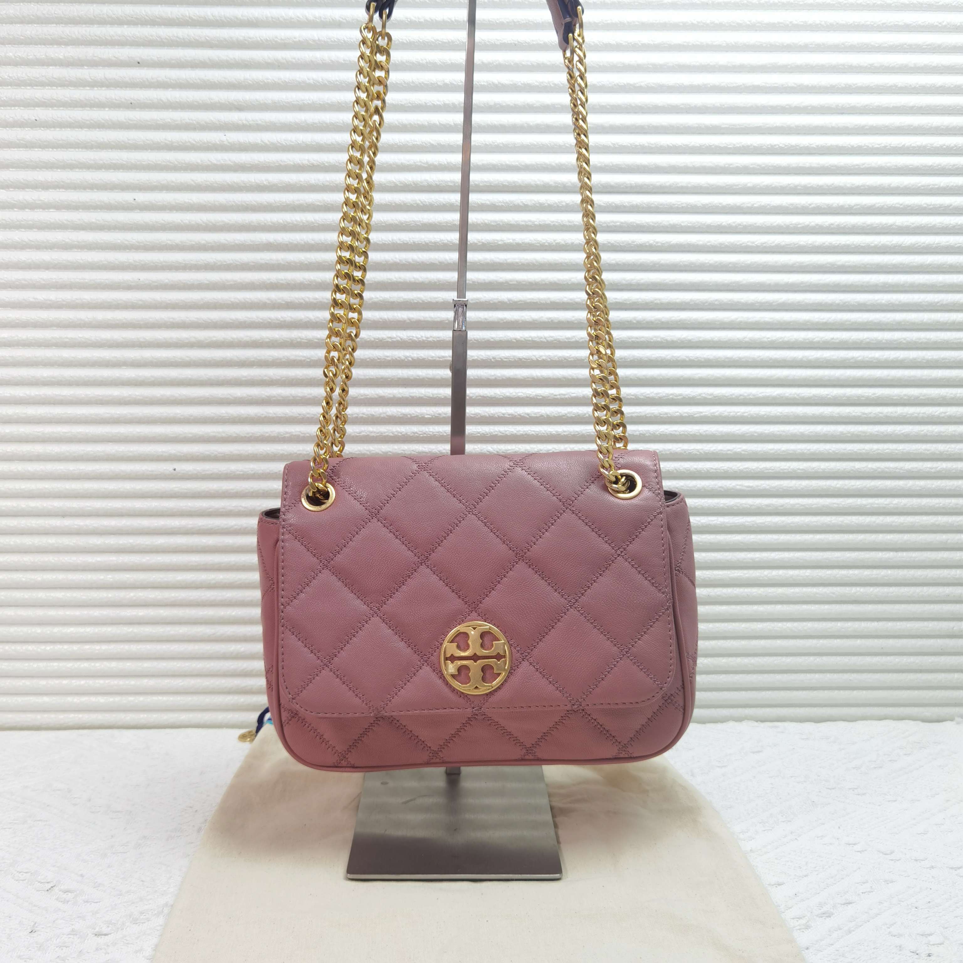 95新 TORY BURCH/汤丽柏琦 tb汤丽柏琦 willa方胖子链条包斜挎包