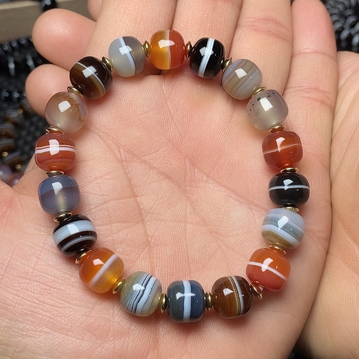 玛瑙/玉髓手链未镶嵌