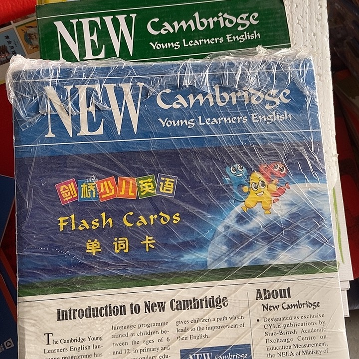 剑桥少儿英语单词卡片预备级二级