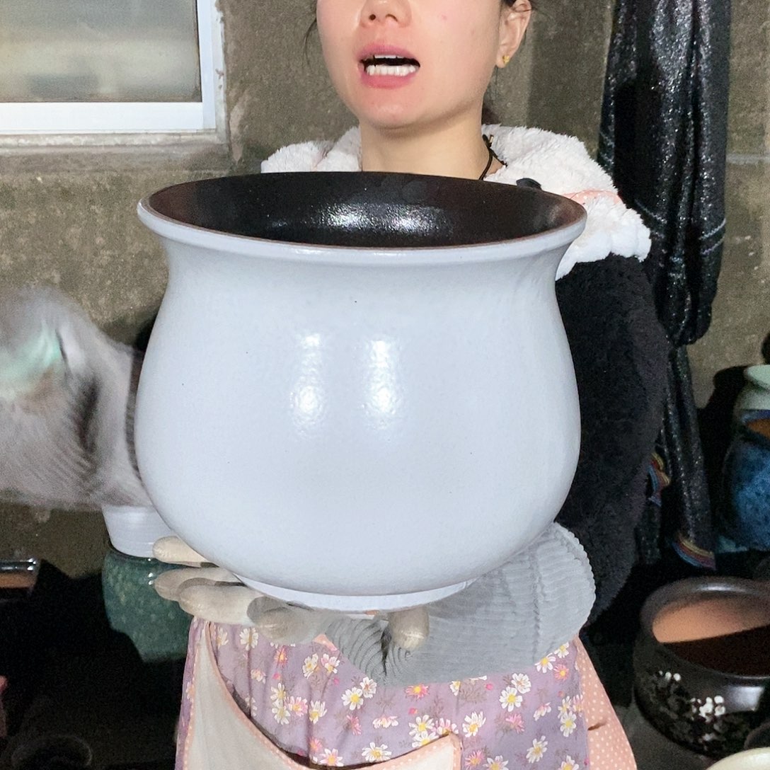 紫砂花盆正品口25高22