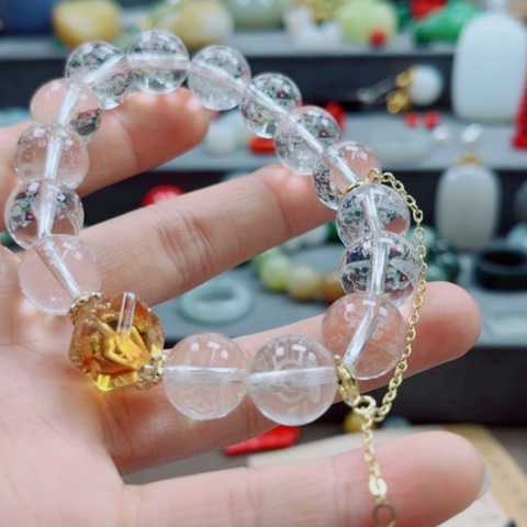 水晶手链未镶嵌多样性发货一件