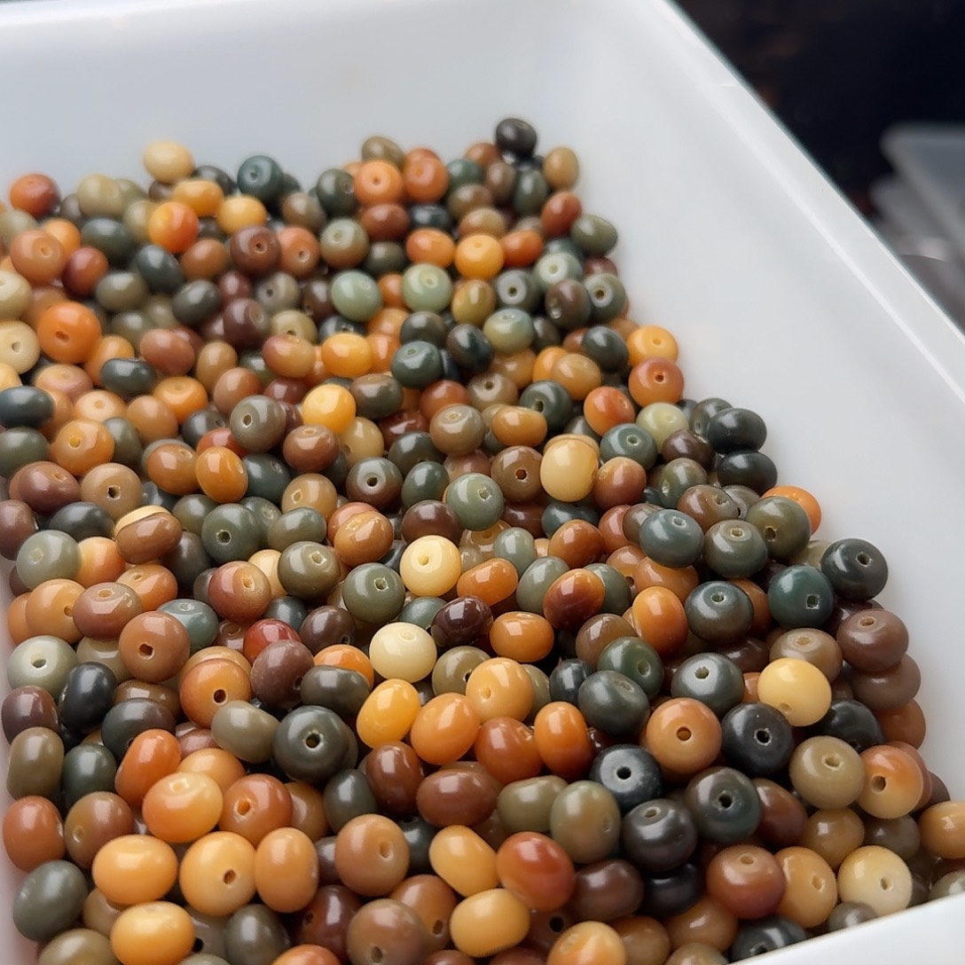 吊坠菩提根/象牙果100 颗复古绿 敦煌 9 算盘