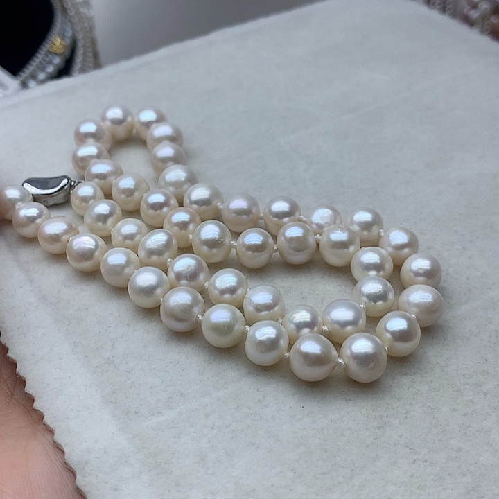 未镶嵌淡水珍珠9-10蒙***子n13x l