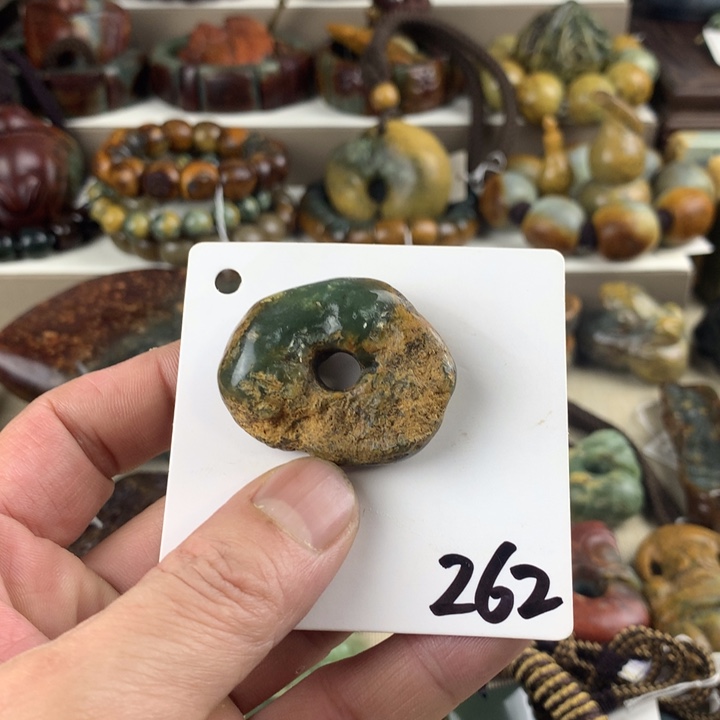 石***1岫岩河磨玉（透闪石质玉）未镶嵌珠宝奇石