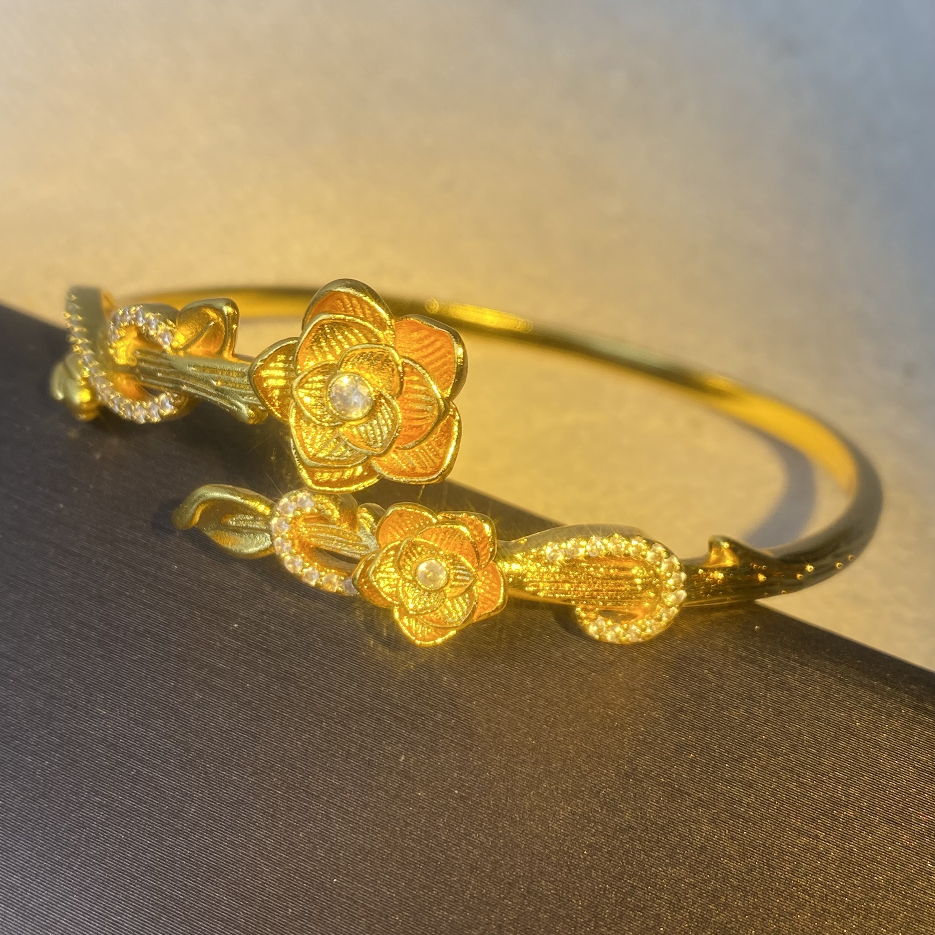 6716【手镯】轻奢精品金色女士手镯