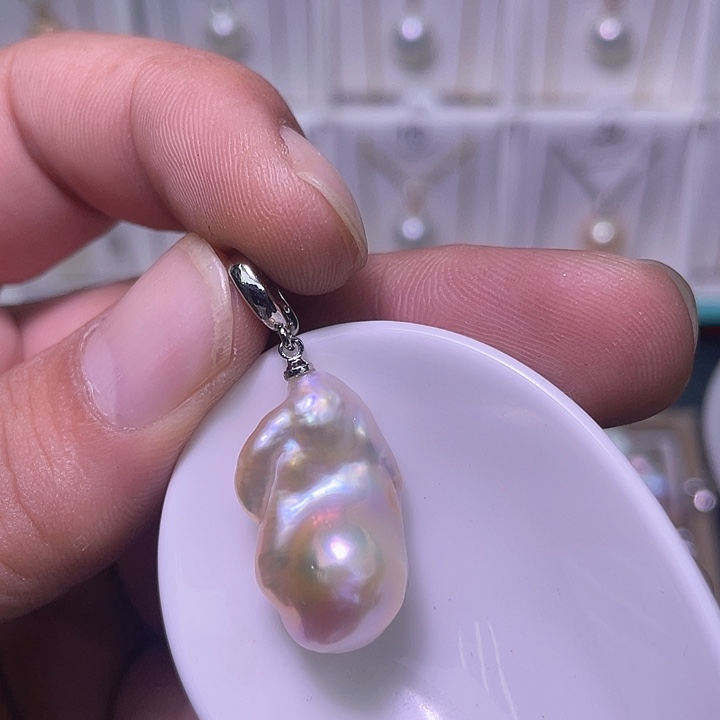 颈饰合金淡水珍珠06