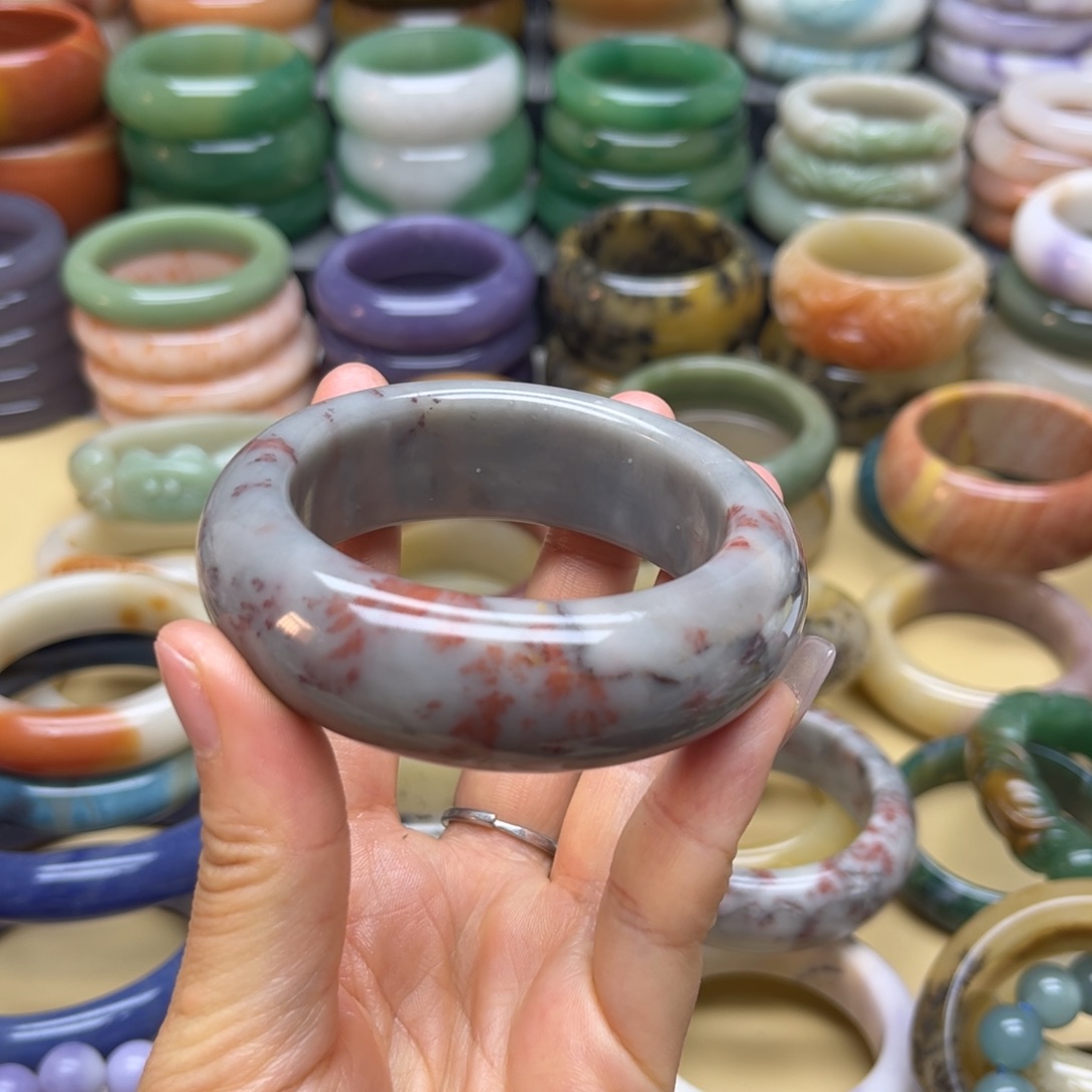 石英质玉手镯未镶嵌浅****7