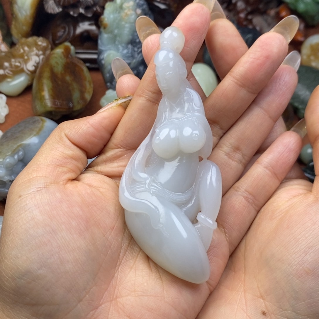 和田玉挂件未镶嵌-***贵